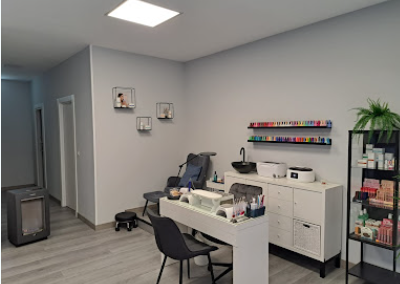 Zona de uñas de Espacio de Belleza